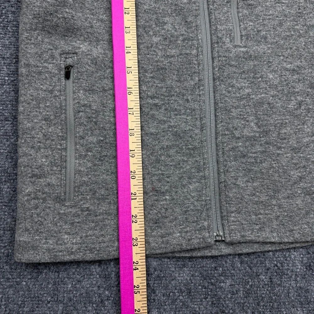 Ibex Scout Vest Men's Small Gray Zque Merino Wool Full Zip Mock Neck Made in USA